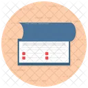 Bankscheck Scheckbuch Zahlungsscheck Symbol