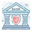 Banksicherheit Bankenschutz Cybersicherheit Symbol