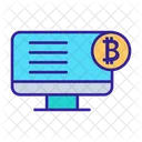 ICO Bankwesen Bitcoin Symbol