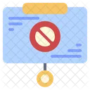 Banned Ban Presentation Sign Symbols Circle Icon