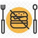 Banned Junk Food Icon