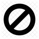 Banned Block Stop Icon