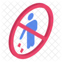 No Forbidden Trash Throwing Icon