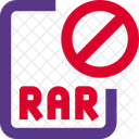금지된 rar 파일  아이콘