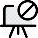 Banned Whiteboard  Icon