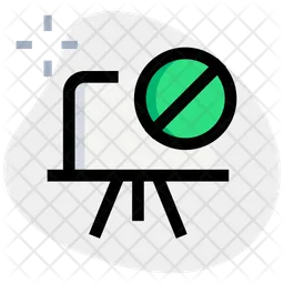 Banned Whiteboard  Icon