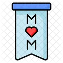 Banner Mothers Day Mom Icon