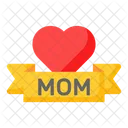 Banner Mothers Day Ribbon Icon