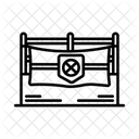 Banner Flagge Stoff Symbol