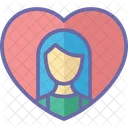 Banner Heart Logo Mom Love Icon