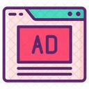Banner Advertising  Icon