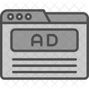 Banner Adverts Ads Advertising Icon