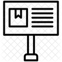 Werbebanner  Symbol
