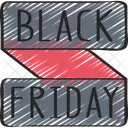 Banner Del Black Friday Sconti Saldi Icon