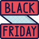 Banner Del Black Friday Sconti Saldi Icon