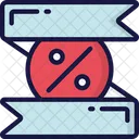 Banner de desconto  Ícone