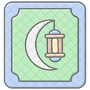 Ramadan Banner Lineal Color Icono Icono