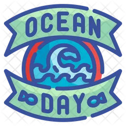 Banner Ribbon Event Placard Ocean  Icon