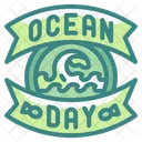 Banner Ribbon Event Placard Ocean  Icon