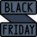 Banner Del Black Friday Sconti Saldi Icon