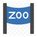 Pancarta Del Zoologico Pancarta Tablero Icono