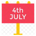 Banner zum Unabhängigkeitstag  Symbol