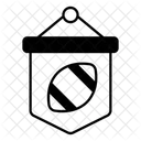Banniere Sportive Banniere Embleme Sportif Icon