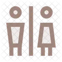 Hombre Mujer Bano Icono