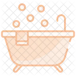 Baño de burbujas  Icono