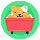 Bano Para Gatos Banera Para Gatos Ducha Para Gatos Icono