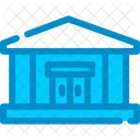 Banque Banque Batiment Icône