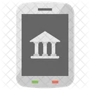 Banque En Ligne Service Bancaire Application Bancaire Icône