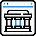 En Ligne Banque Internet Icône