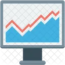 Bar Chart Monitor Icon