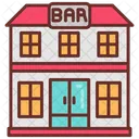 Bar Building Wine Bar Icon