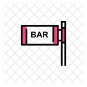 Bar Bar Sign Board Board Icon
