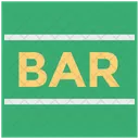 Bar Casino Signboard Icon