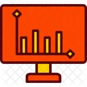 Bar Graph Analysis Icon