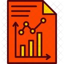 Bar Graph Analysis Icon
