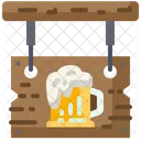 Barra de cerveza  Icono