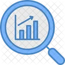 Bar Chart Search Audit Icon