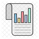 Graph Document Report Icon