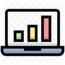 Business Financial Laptop Icon