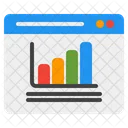 Bar Chart Growth Report Icon