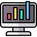 Business And Finance Bar Chart Data Analysis Icon