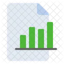 Bar Chart File  Icon