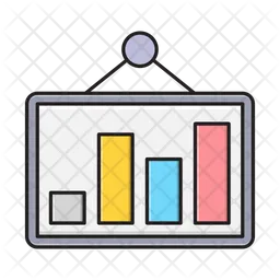 Bar Chart Frame  Icon