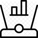 Bar Chart Holography  Icon