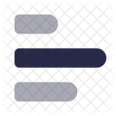 Bar-chart-horizontal-fill  Icon