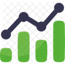 Bar Chart Stocks Data Analytics Icon